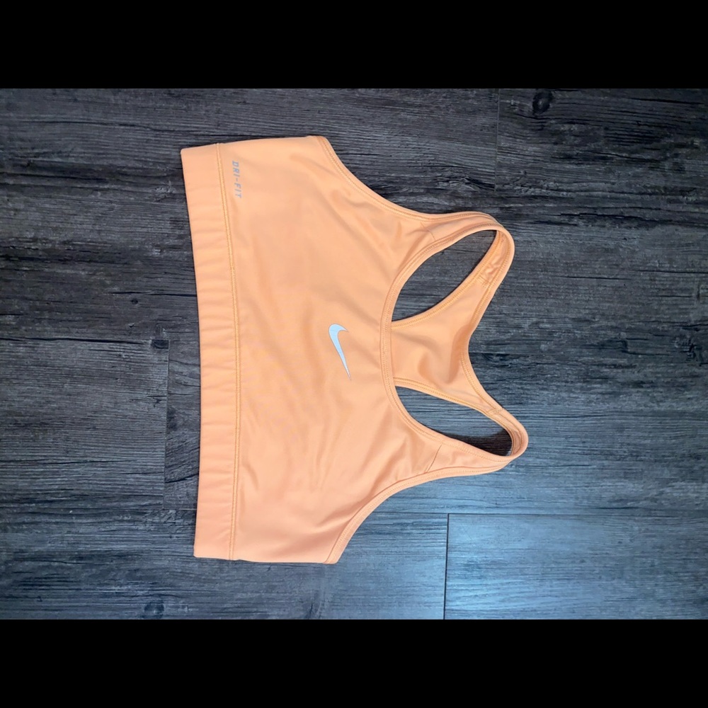 Peach Nike Sports Bra